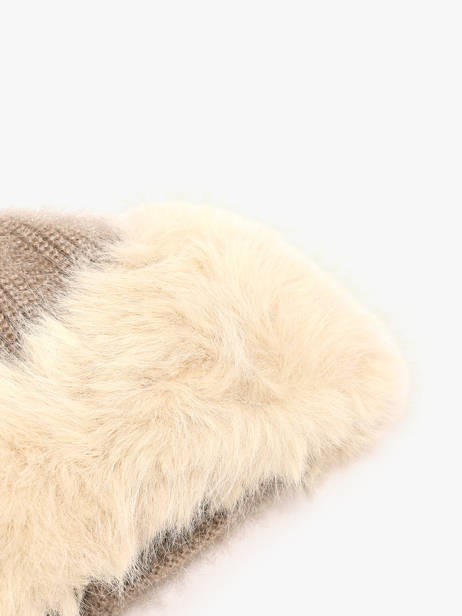 Beanie Le voyage en panier Beige accessoires AHC007 other view 1