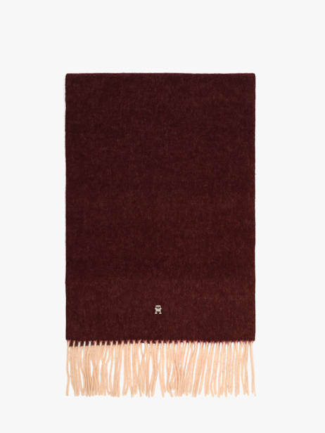 Scarf Tommy hilfiger Red elevated chic AW19121
