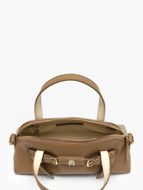 Sac Bandoulière Th Buckle Polyurethane Tommy hilfiger Beige th buckle AW19034 vue secondaire 1