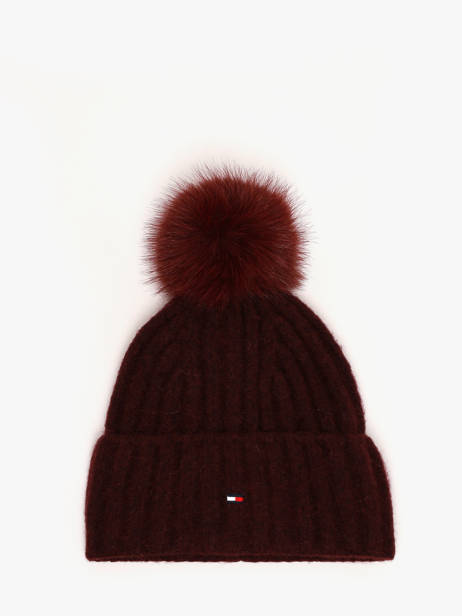 Bonnet Tommy hilfiger Rouge th flag AW19330