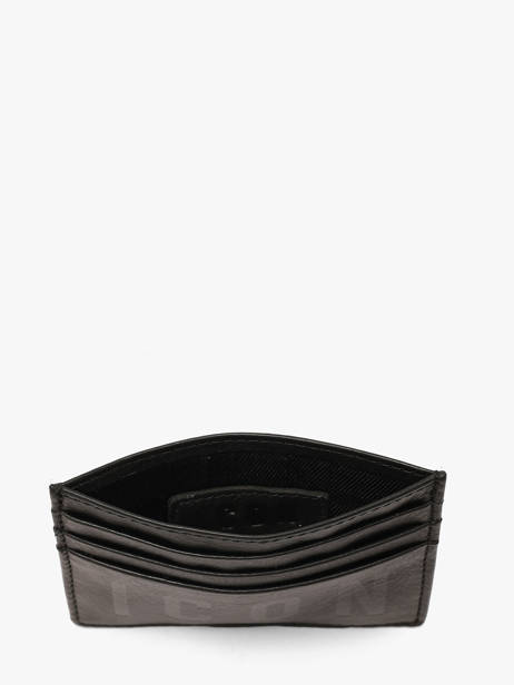 Leather Liam Card Holder Rfid Icon Black liam A21 other view 1