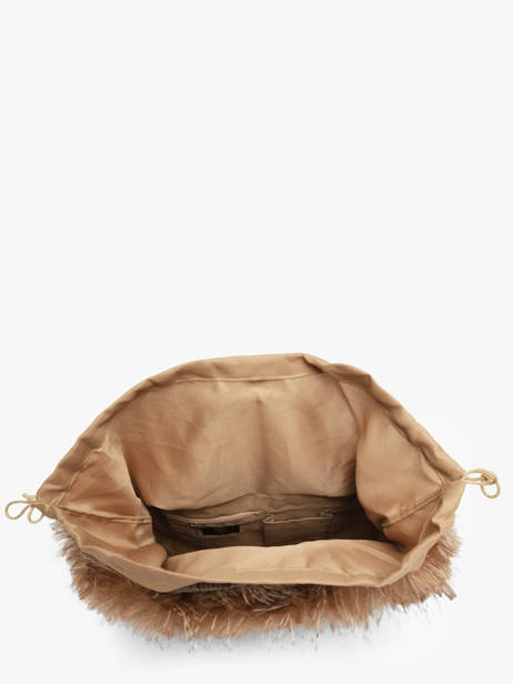 Sac à Main Doudou Polyester Le voyage en panier Beige doudou M vue secondaire 2
