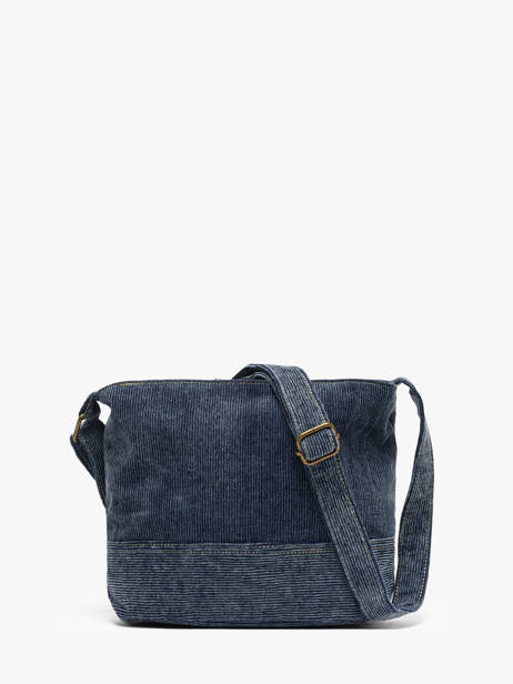 Sac Bandoulière Denim Le voyage en panier Bleu denim AHP338 vue secondaire 3