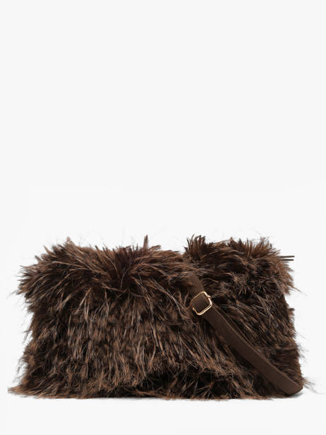 Shoulder Bag Doudou Le voyage en panier Brown doudou AHP319 other view 3