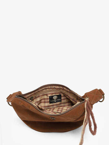 Sac Bandoulière City Polyurethane Le voyage en panier Marron city AHP332 vue secondaire 2