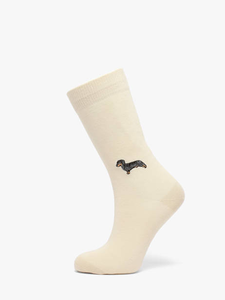Chaussettes Besocks Beige socks E