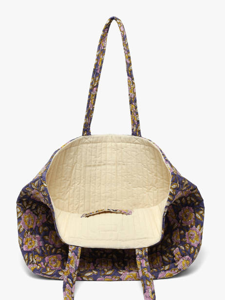 A4 Size Shoulder Bag Cabas Cotton Byzantine Multicolor cabas 113 other view 3