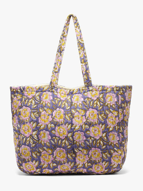 A4 Size Shoulder Bag Cabas Cotton Byzantine Multicolor cabas 113 other view 4