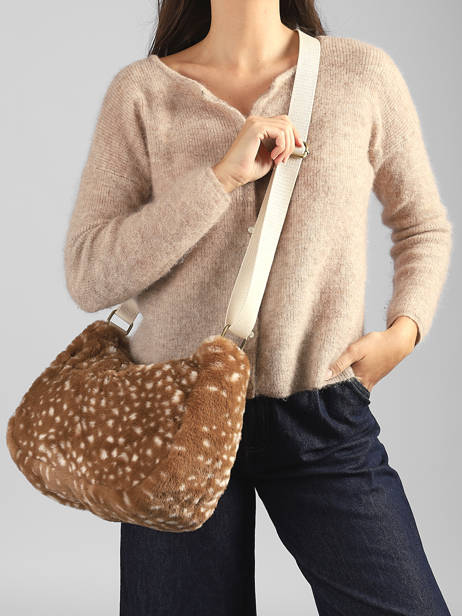 Sac Bandoulière Rosa Faon Hindbag Marron faon FN vue secondaire 1