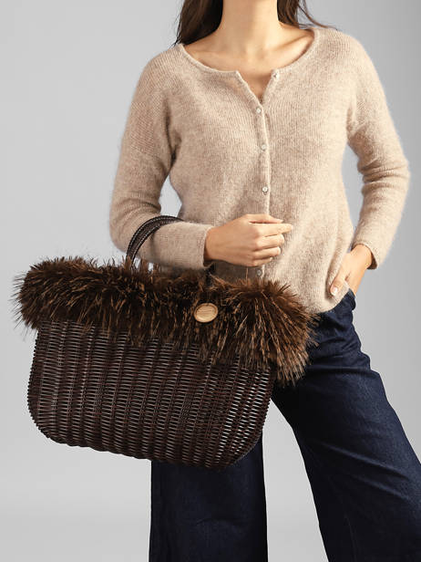 Panier L Doudou Effet Perdrix Le voyage en panier Marron doudou L vue secondaire 1