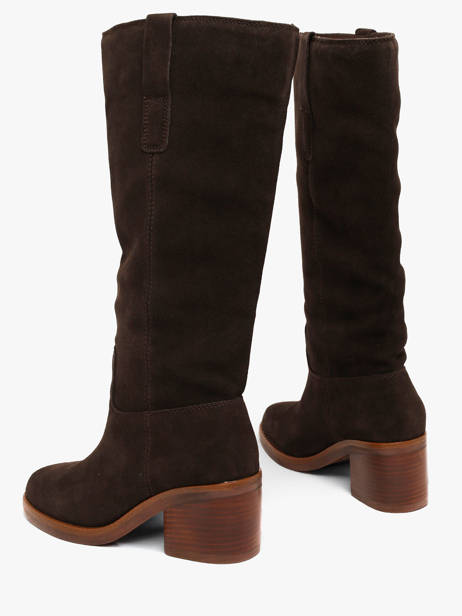 Bottes à Talon En Cuir Another trend Marron women 56321110 vue secondaire 2