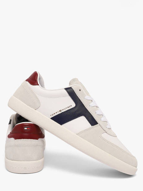 Sneakers En Cuir Tommy hilfiger Blanc men 6068YBS vue secondaire 2