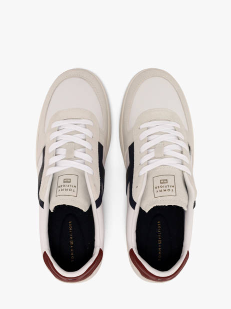Sneakers En Cuir Tommy hilfiger Blanc men 6068YBS vue secondaire 3