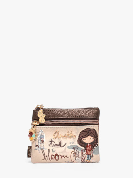 Porte-monnaie Anekke Beige tulip 43709002