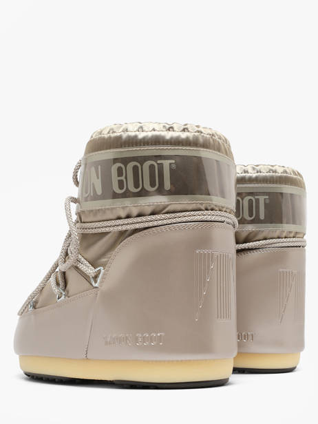 Boots Icon Low Glance Moon boot Silver women D1409350 other view 2