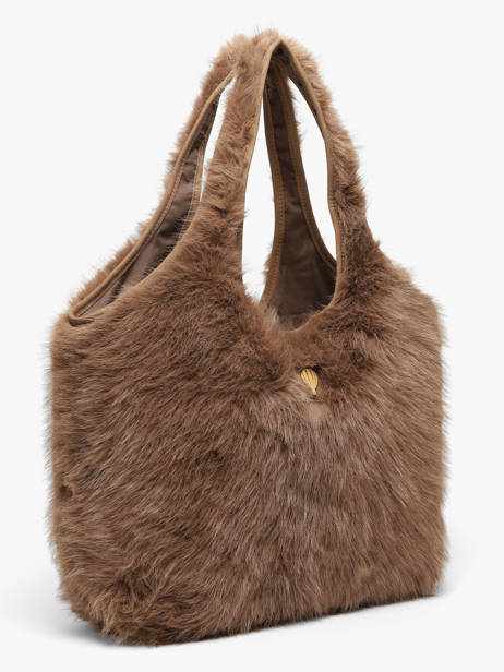 Shoulder Bag Doudou Le voyage en panier Brown doudou AHP312 other view 1