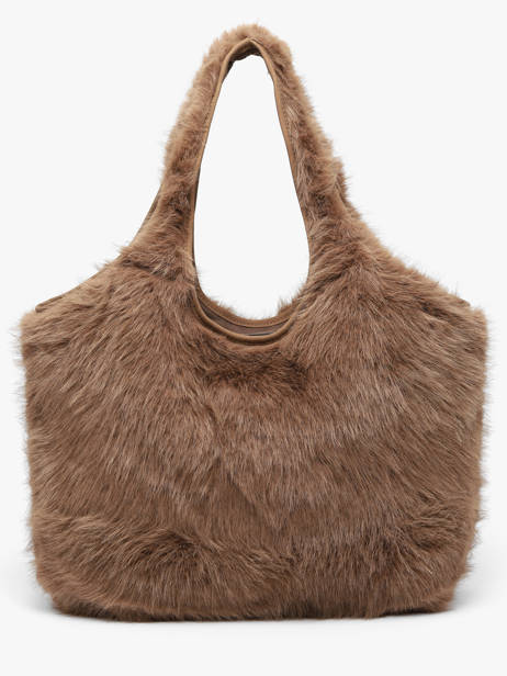 Shoulder Bag Doudou Le voyage en panier Brown doudou AHP312 other view 3