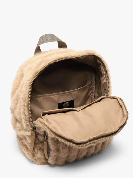 Backpack Le voyage en panier Beige quadri AHP321 other view 2