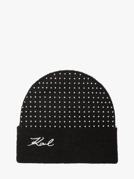 Beanie Karl lagerfeld Black k signature B4W33009