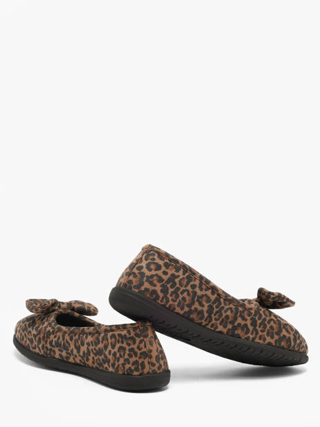 Chaussons Isotoner Marron women 97397 vue secondaire 2