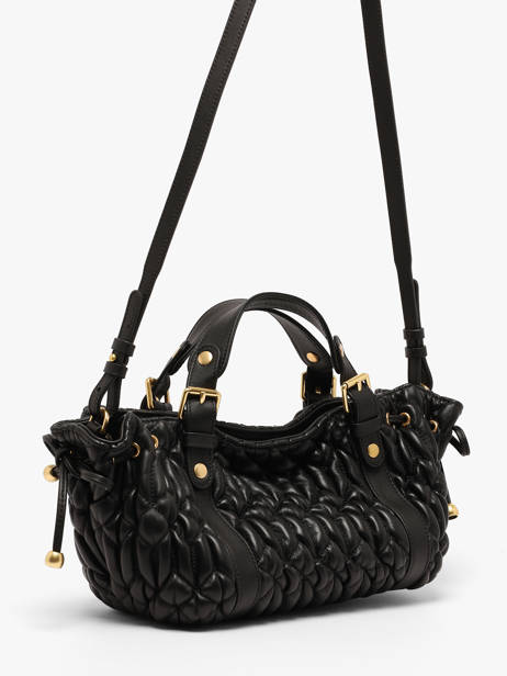 Sac Bandoulière Matelasse Cuir Gerard darel Noir matelasse DESB2457 vue secondaire 1