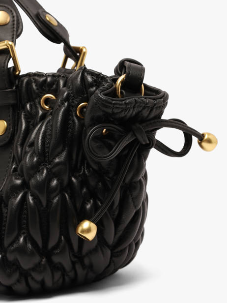 Sac Bandoulière Matelasse Cuir Gerard darel Noir matelasse DESB2457 vue secondaire 2