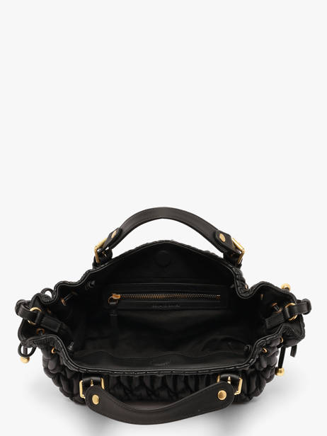 Sac Bandoulière Matelasse Cuir Gerard darel Noir matelasse DESB2457 vue secondaire 3