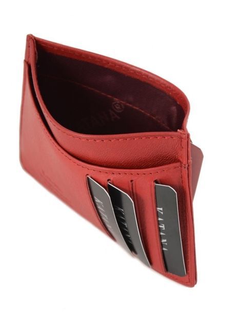Porte-cartes Cuir Katana Rouge marina 753001 vue secondaire 1
