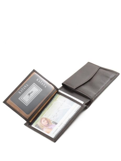 Portefeuille Cuir Katana Marron marina 753014 vue secondaire 4
