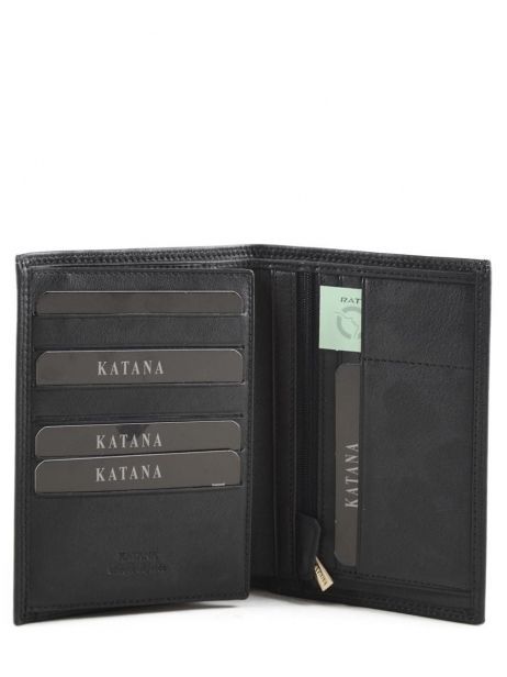 Portefeuille Marina Cuir Katana Noir marina 753018 vue secondaire 3
