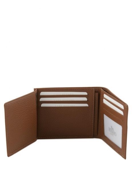 Portefeuille Cuir Yves renard Marron foulonne 2306 vue secondaire 4