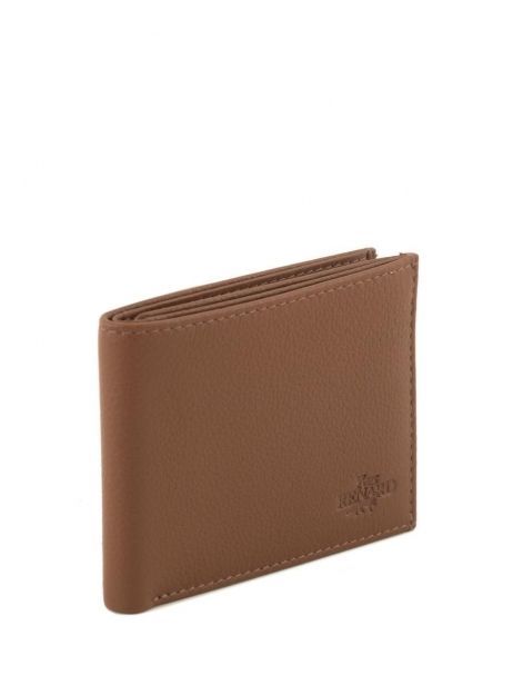 Portefeuille Cuir Yves renard Marron foulonne 2306 vue secondaire 1