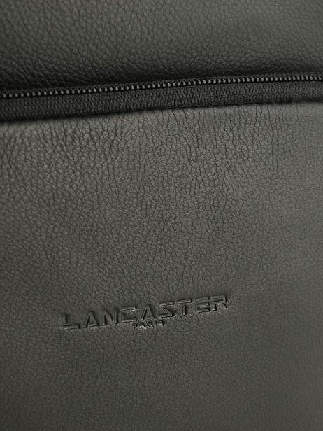 Sac Bandoulière Lancaster Noir soft vintage homme 320-12 vue secondaire 1
