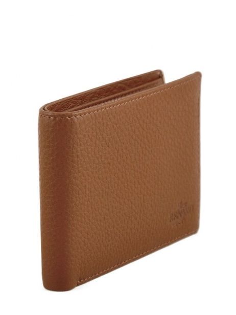Wallet Leather Yves renard Brown foulonne 2377 other view 1