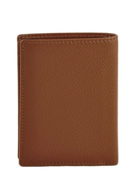 Wallet Leather Yves renard Brown foulonne 23419 other view 2