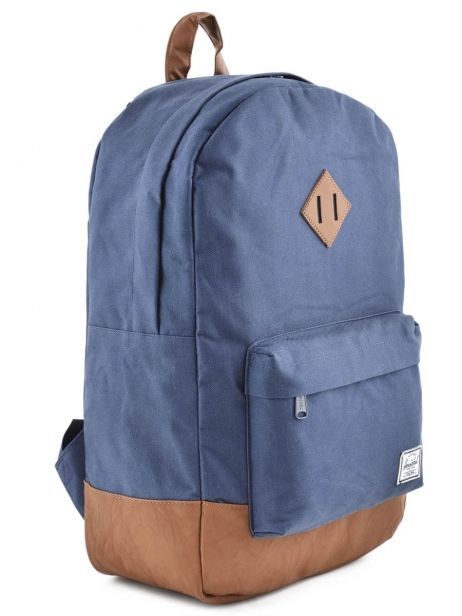 Backpack Heritage 1 Compartment + 15'' Pc Herschel Blue classics 10007 other view 3