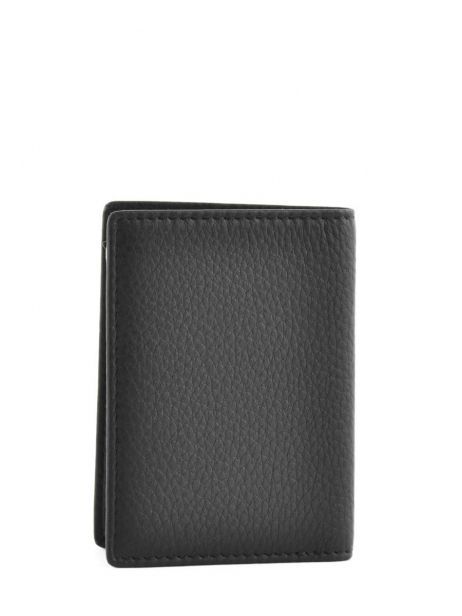 Card Holder Leather Yves renard Black foulonne 234 other view 1