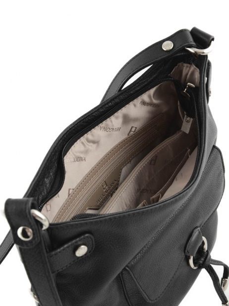 Shoulder Bag Confort Leather Hexagona Black confort 465005 other view 6