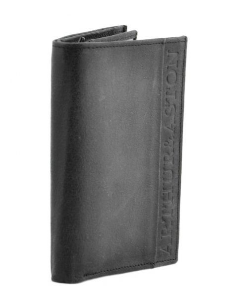 Wallet Leather Arthur & aston Black diego 1438-800 other view 1