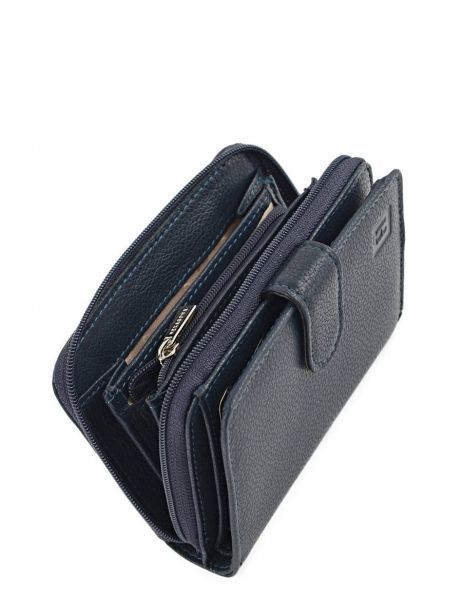 Portefeuille Cuir Hexagona Bleu confort 461063 vue secondaire 4