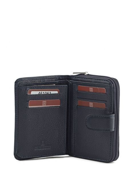 Portefeuille Cuir Hexagona Bleu confort 461063 vue secondaire 3