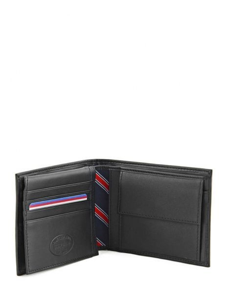 Wallet Leather Tommy hilfiger Black eton AM00652 other view 4