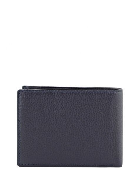 Wallet Foulonne Leather Yves renard Blue foulonne 2376 other view 3
