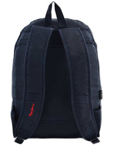 Sac à Dos 1 Compartiment Pepe jeans Bleu mangrove 64223 vue secondaire 4
