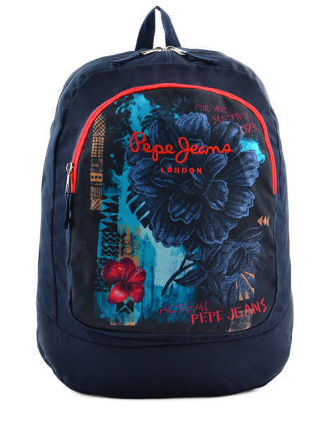Sac à Dos 1 Compartiment Pepe jeans Bleu mangrove 64223