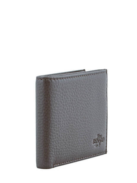 Portefeuille Cuir Yves renard Marron foulonne 2307 vue secondaire 1