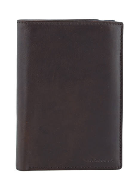 Leather Gary Wallet Le tanneur Brown gary TRA3318