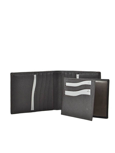 Wallet Caviar Leather Crinkles Brown caviar 14124 other view 3