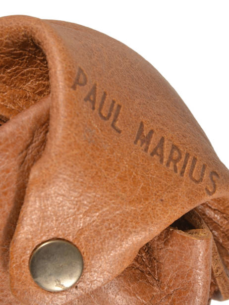 Porte-monnaie L'escarcelle Cuir Paul marius Marron vintage ESCARCEL vue secondaire 1