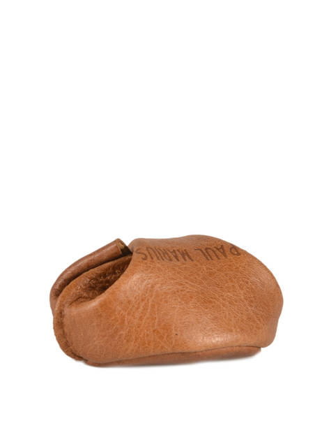 Porte-monnaie L'escarcelle Cuir Paul marius Marron vintage ESCARCEL vue secondaire 2